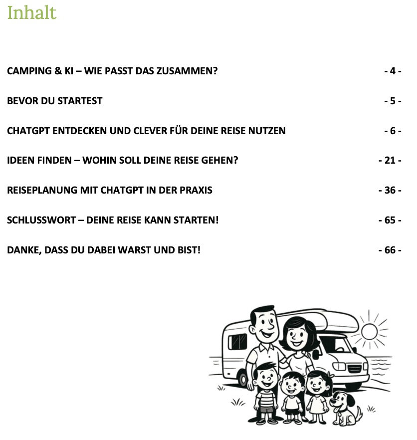 E-Book "Camping. Planung. ChatGPT!"